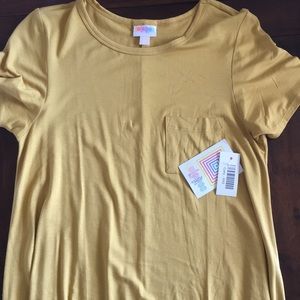 LulaRoe Carly! NWT mustard yellow XXS
